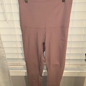 Pink High-Waisted Leggings